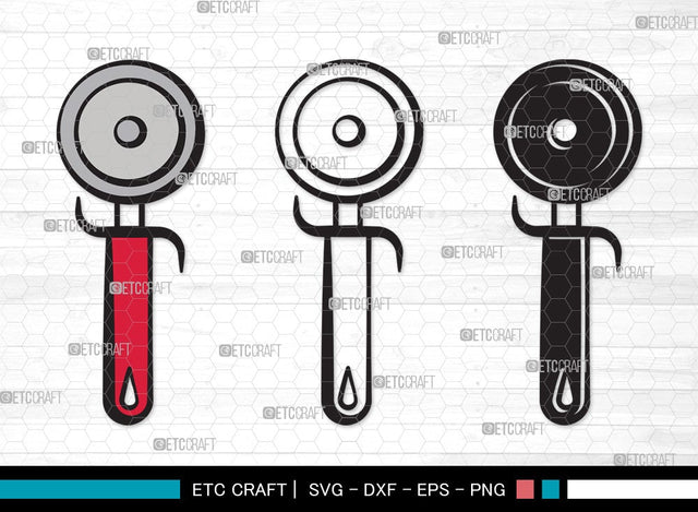 Pizza Cutter SVG Cut File | Pizza Wheel Svg | Circle Knife Svg | Pizza Svg | Pizza Cutter Clipart SVG ETC Craft 