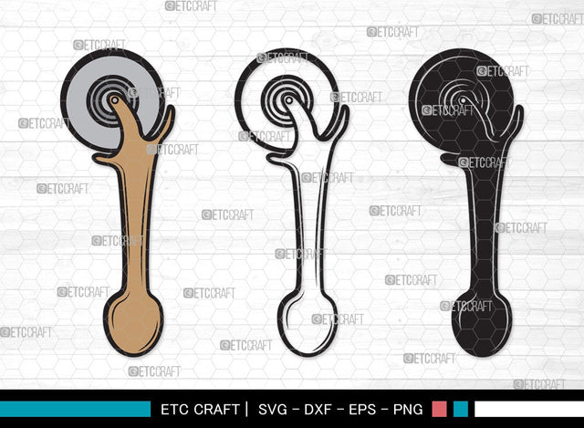 Pizza Cutter SVG Cut File | Pizza Wheel Svg | Circle Knife Svg | Pizza Svg | Pizza Cutter Clipart SVG ETC Craft 