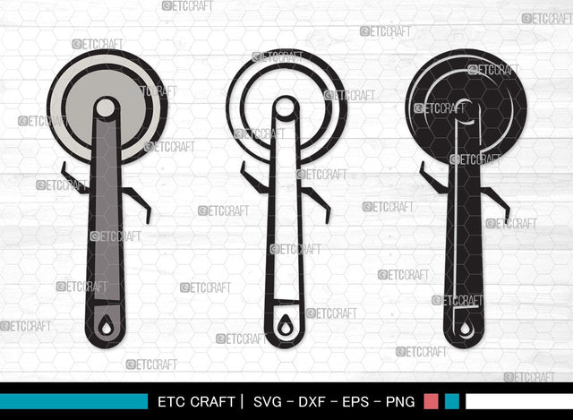 Pizza Cutter SVG Cut File | Pizza Wheel Svg | Circle Knife Svg | Pizza Svg | Pizza Cutter Clipart SVG ETC Craft 