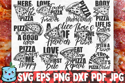 Pizza Lover SVG Bundle SVG MintyMarshmallows 