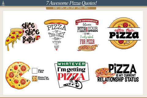 Pizza Mini Bundle SVG AfterTenDesign 