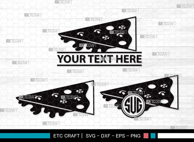 Pizza Monogram SVG Cut File | Pizza Slice Svg | Food Svg | Pepperoni Pizza Svg | Pizza Day | Pizza Clipart SVG ETC Craft 