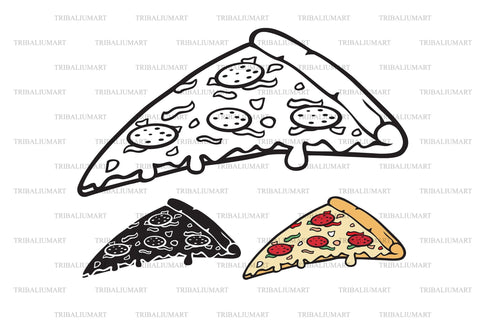 Pizza slice SVG TribaliumArtSF 