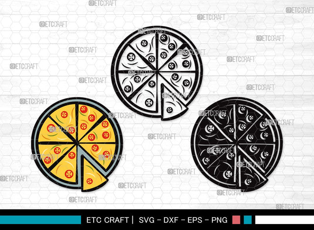 Pizza SVG Cut File | Pizza Slice Svg | Food Svg | Pepperoni Pizza Svg | Pizza Day | Pizza Clipart SVG ETC Craft 