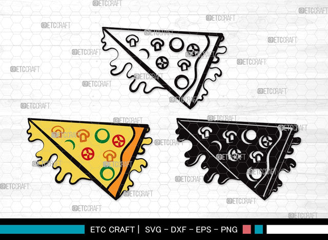 Pizza SVG Cut File | Pizza Slice Svg | Food Svg | Pepperoni Pizza Svg | Pizza Day | Pizza Clipart SVG ETC Craft 