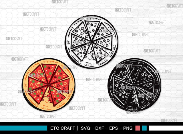Pizza SVG Cut File | Pizza Slice Svg | Food Svg | Pepperoni Pizza Svg | Pizza Day | Pizza Clipart SVG ETC Craft 