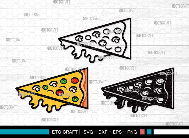 Pizza SVG Cut File | Pizza Slice Svg | Food Svg | Pepperoni Pizza Svg | Pizza Day | Pizza Clipart SVG ETC Craft 