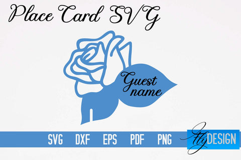 Place Cards SVG | Paper Cut SVG Design SVG Fly Design 
