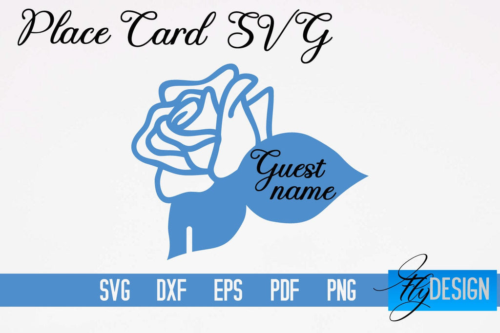 Place Cards SVG | Paper Cut SVG Design - So Fontsy