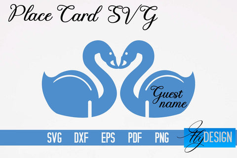 Place Cards SVG | Paper Cut SVG Design SVG Fly Design 