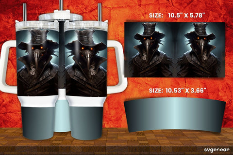 Plague-werewolf Wrap Bundle | Tumbler | Mug | Pen Sublimation SvgOcean 