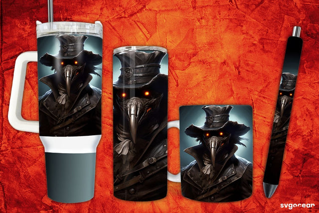 Plague-werewolf Wrap Bundle | Tumbler | Mug | Pen Sublimation SvgOcean 