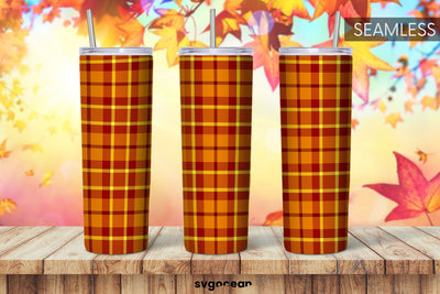 Plaid Buffalo Tumbler Sublimation | PNG Bundle | Tumbler 20oz Sublimation SvgOcean 