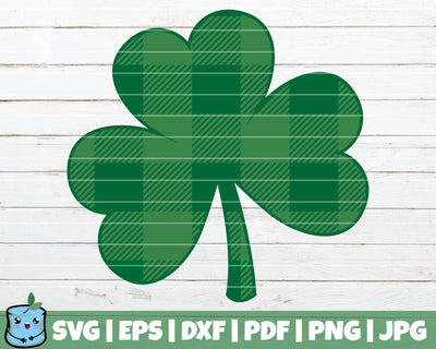 Plaid Clover SVG MintyMarshmallows 