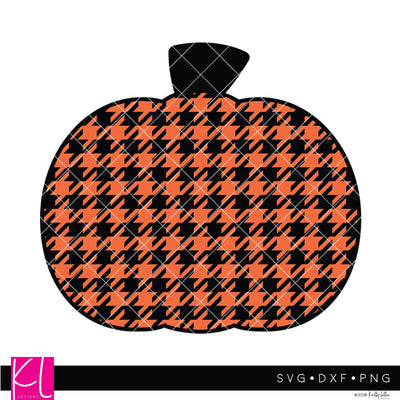 Plaid Pumpkin SVG Kelly Lollar Designs 