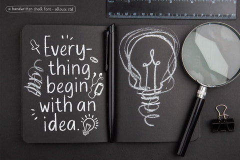 Planet Chalky Font Allouse.Studio 