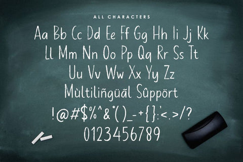 Planet Chalky Font Allouse.Studio 