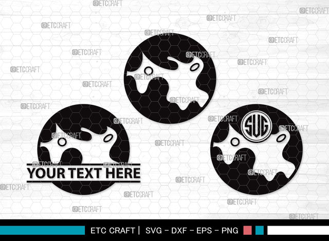 Planet Monogram SVG | Earth Svg | Globe Svg | Saturn Svg | Planet Clipart SVG ETC Craft 