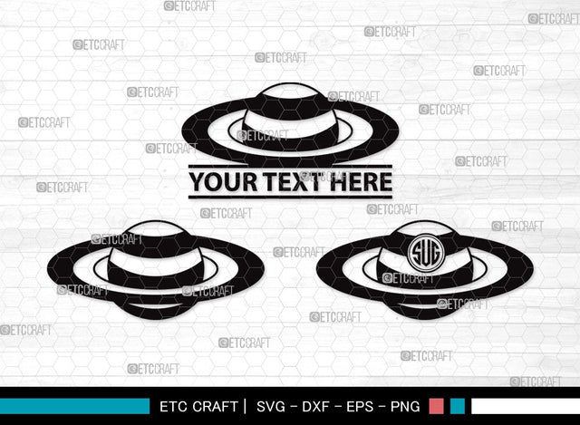 Planet Monogram SVG | Earth Svg | Globe Svg | Saturn Svg | Planet Clipart SVG ETC Craft 