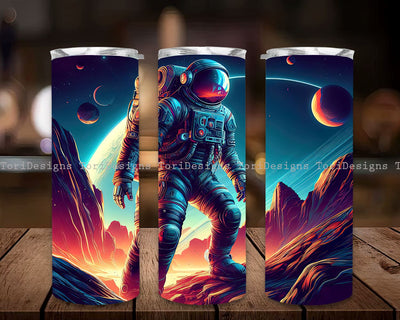 Planet Sublimation Design, Planet Galaxy 20 Oz Tumbler PNG, Space Planets Astronaut Tumbler Sublimation Design Sublimation ToriDesigns 