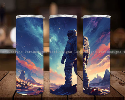Planet Sublimation Design, Planet Galaxy 20 Oz Tumbler PNG, Space Planets Astronaut Tumbler Sublimation Design Sublimation ToriDesigns 