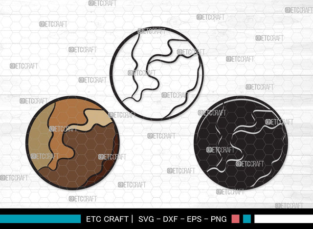 Planet SVG | Earth Svg | Globe Svg | Saturn Svg | Planet Clipart SVG ETC Craft 