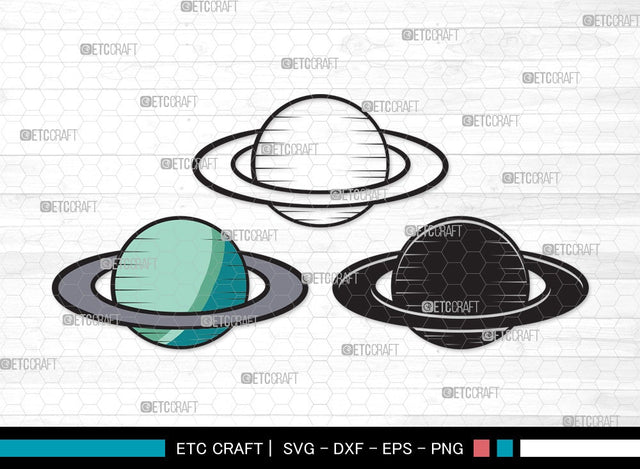 Planet SVG | Earth Svg | Globe Svg | Saturn Svg | Planet Clipart SVG ETC Craft 