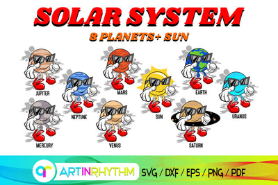 planet svg, planet svg bundle SVG Artinrhythm shop 