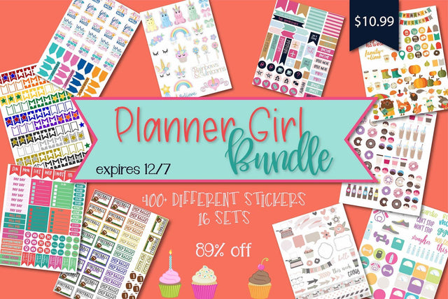 Planner Girl Bundle Bundle So Fontsy Design Shop 