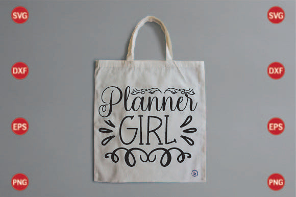 Planner Girl SVG CraftlabSvg29 