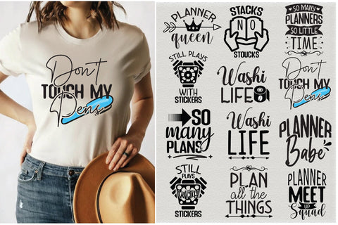 Planner Life Svg Bundle 15 Designs SVG Creativeart88 