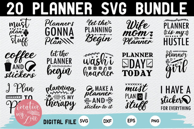 Planner svg bundle SVG md faruk hossain 