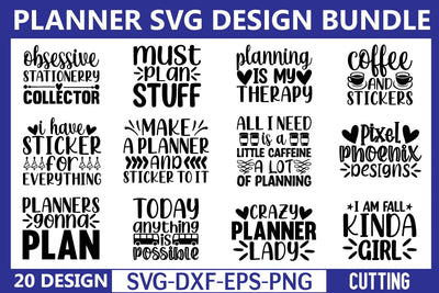 Planner Svg Bundle SVG md faruk hossain 