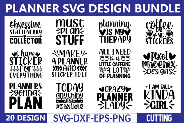 Planner Svg Bundle SVG md faruk hossain 
