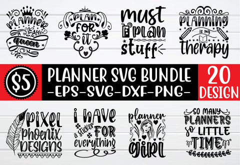 planner svg bundle vol 1 SVG buydesign 