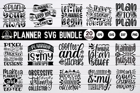 planner svg bundle vol 3 SVG buydesign 
