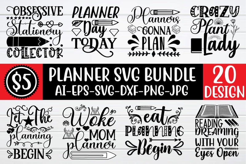planner svg bundle vol 4 SVG buydesign 