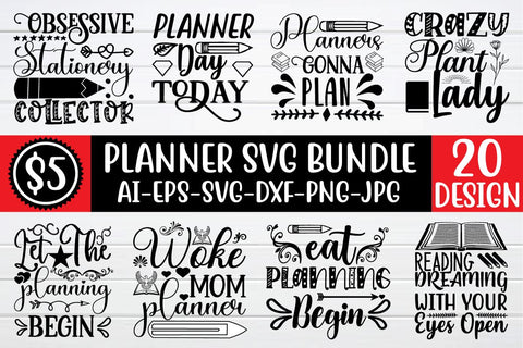 planner svg bundle vol 4 SVG buydesign 