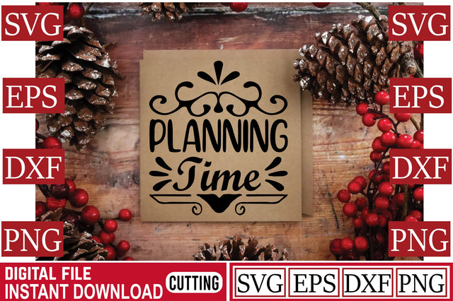 Planning Time SVG Craftlabsvg24 