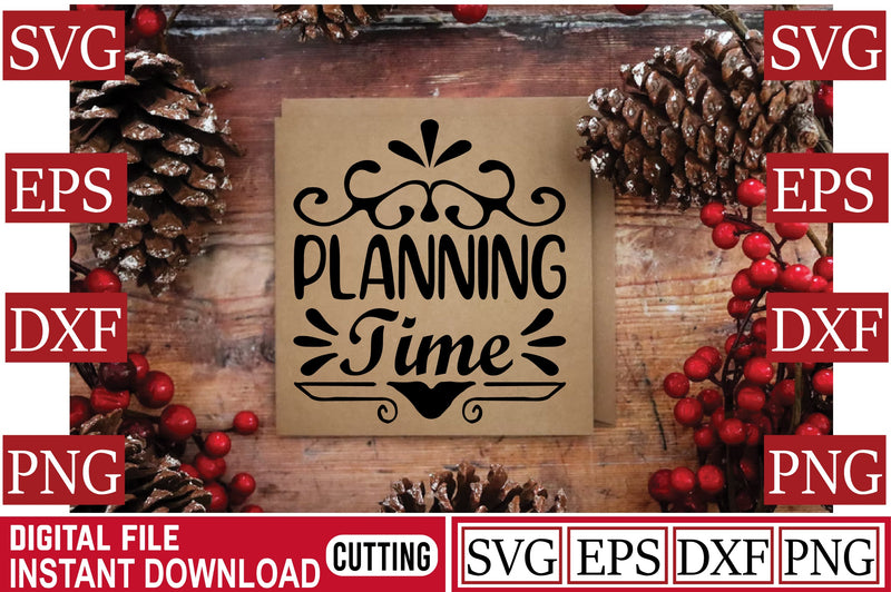 Planning Time SVG Craftlabsvg24 