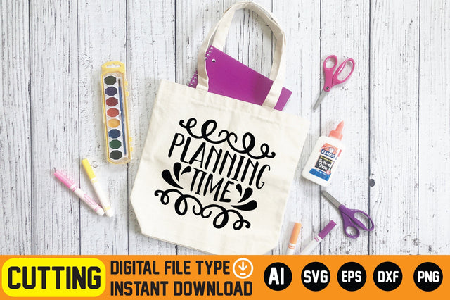 Planning Time SVG CraftlabSvg29 