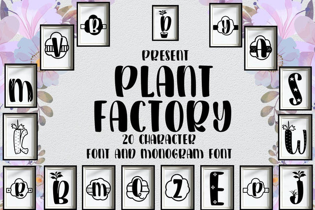 Plant Factory Font JH-CreativeFont 