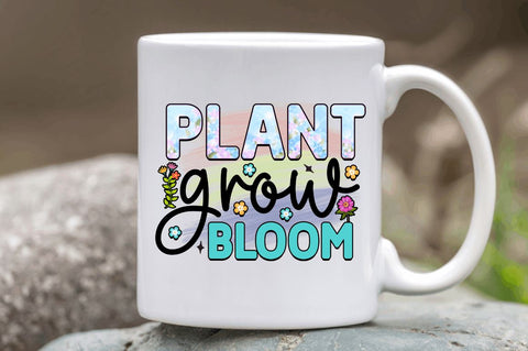 Plant grow bloom SVG Sublimation Regulrcrative 