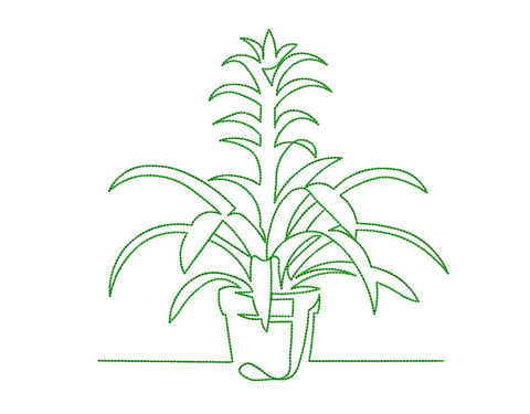Plant in a Pot 8 Machine Embroidery Design Embroidery/Applique DESIGNS Angie 