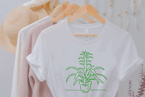 Plant in a Pot 8 Machine Embroidery Design Embroidery/Applique DESIGNS Angie 