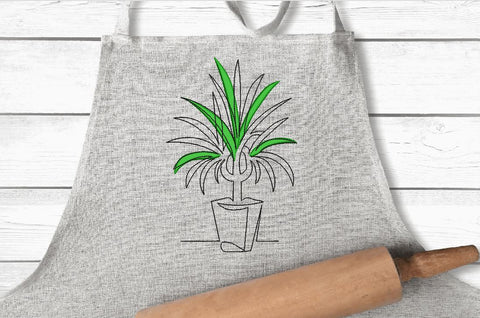 Plant in a Pot Machine Embroidery Design (2) Embroidery/Applique DESIGNS Angie 