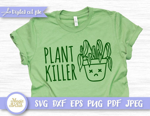 Plant killer t-shirt design SVG MagicArtLab 
