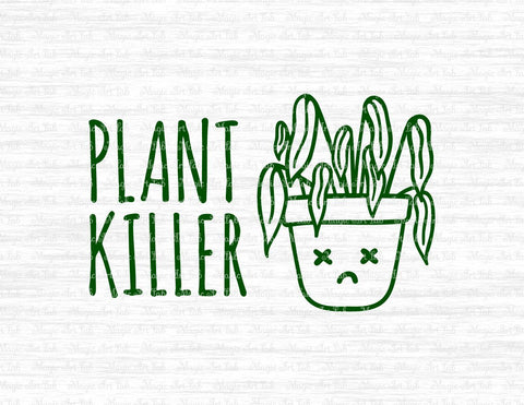 Plant killer t-shirt design SVG MagicArtLab 