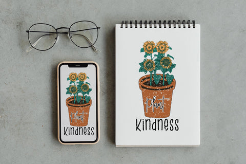 Plant Kindness Sunflower Sublimation Sublimation Jagonath Roy 