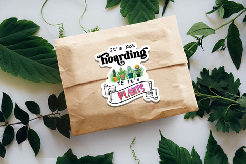 Plant Lover Stickers Bundle I Gardening Stickers Bundle SVG Happy Printables Club 